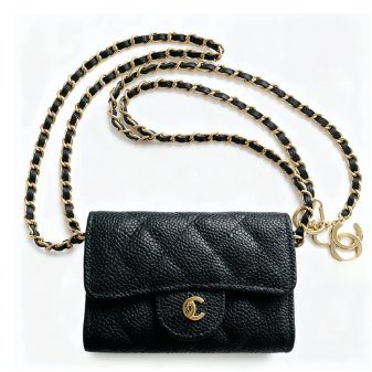 Mini sac CC en cuir